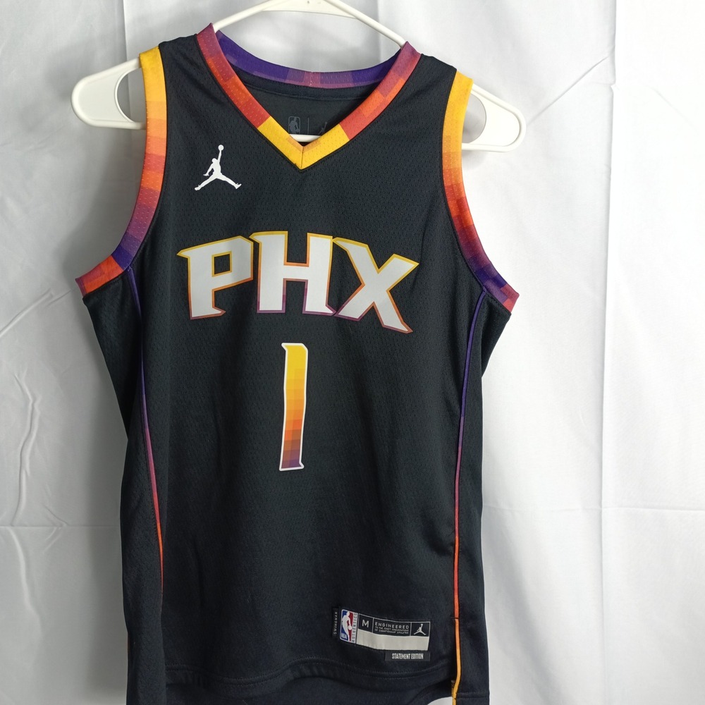 Jordan Phoenix Suns Devin Booker Statement Edition Jersey Youth Medium 10/12